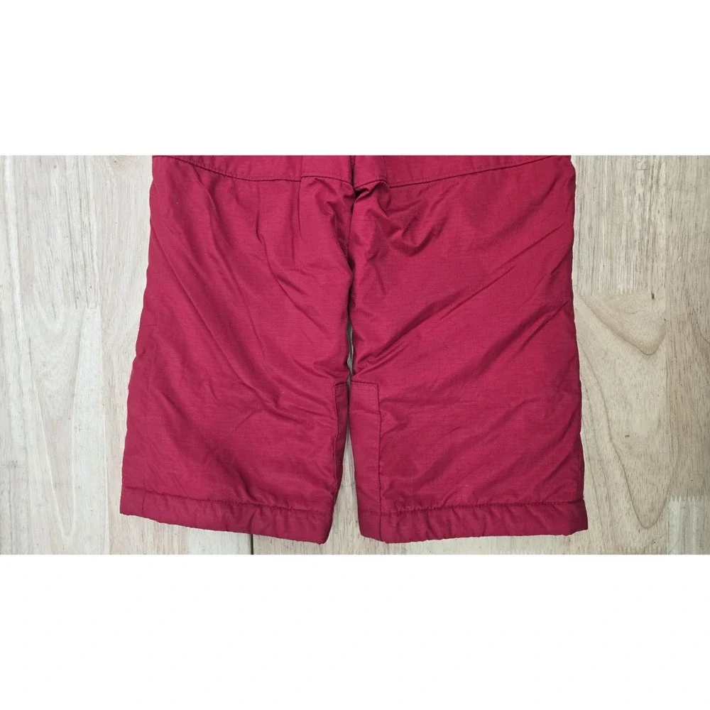 Columbia Toddler Snow Pants Bib Size 3T Insulated Red